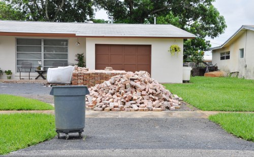 Recycling process in builders waste management
